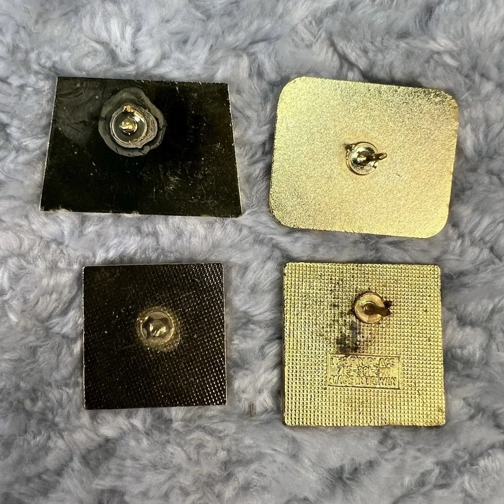 Vintage Quilting Guild Enamel Pins Lot Quilters Alliance Quilt Block Craft